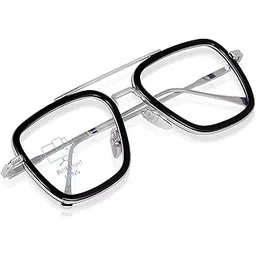 usjones Janifaoul Tony Stark Iron Man Avengers Infinity War Endgame Men's Non-Polarized Sunglasses (Silver-Transparent), Standard-picture-17