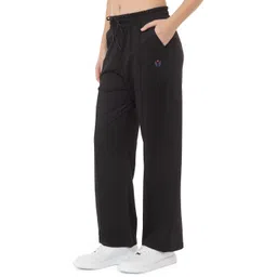 usnazzy Women Self Design Black Track Pants-picture-25