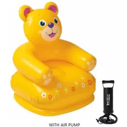 ustar (USA*BN9) PREMIUM QULAITY FOR YOURS KIDS STARS ,AGE 0-5YEARS PRIMIUM WORLD FAMUS TEDDY ANIMAL SHAPE INFLATABLE AIR CHAIR(HAWA WALI KURSI) WITH THREE VALVE HEAVY DUTY MANUAL AIR PUMP.BEST SELLER ,PEOPLE CHOICE GIFT FOR KIDS AGE 0- 5 YEARS KIDS AND BABY TEDDY ANIMAL CHAIR, COMFIRTABLE AND ENJOYBLE ,LIKES AND LOVED BY YOURS KIDS AND BABIES. BEST GIFT FOR YOUR GROWING KIDS. Inflatable Sofa/ Chair, Inflatable Toy Pump-picture-12
