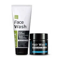 Ustraa Hai Wax - Wet Look & Face Wash (Neem & Charcoal)-picture-33