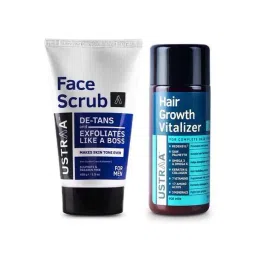 Ustraa Hair Growth Vitalizer & De-Tan Face Scrub-picture-14