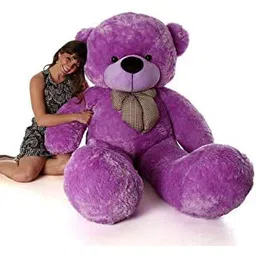 utaaayapi VERY SOFT AND CUTE (2 FEET, PURPLE) TEDDY BEAR BEST GIFT FOR GIRLS ON VALENTINE/BIRTHDAY / ANNIVERSARY. LOVEABLE (60 CM) TEDDY BEAR. - 60 cm-picture-10