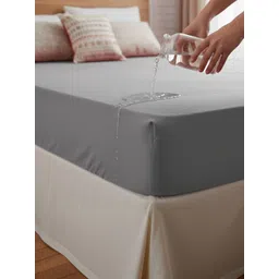 Utopia Bedding Grey Melange Terry Water Resistant Mattress Protector-picture-24