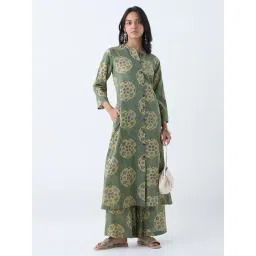 Utsa by Westside Sage Printed A-Line Kurta-picture-45