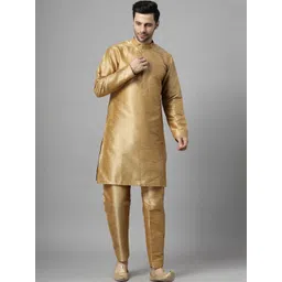 Utsav Fashion Men Regular Kurta with Pyjamas-picture-29