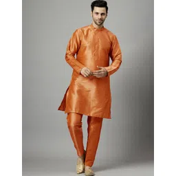 Utsav Fashion Men Regular Kurta with Pyjamas-picture-38