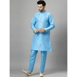 Utsav Fashion Men Regular Kurta with Trousers-picture-27