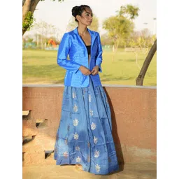 Uttaraa Ready To Wear Shirt Collar Lehenga & Choli-picture-14