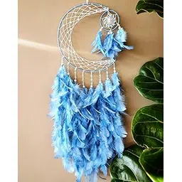 UVID ART AND CRAFT SUPPLIES Dream Catcher, Blue Moon, Fabric, Hanging, Bohemian/Spiritual, Wedding Gift-picture-13