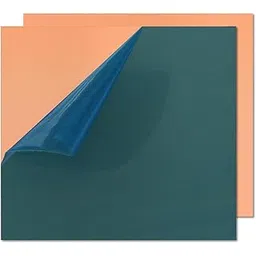 Uxney Copper Sheet Metal,8" x 8"-24 Gauge(0.5mm) Thickness,99.9% Pure Copper Plates for DIY, Jewelry, Electrical, Repair, Industrial(2 Pac）-picture-22