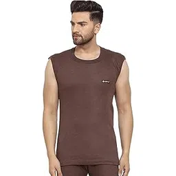 uzarus Men's Sleeveless Solid Round Neck Thermal TOP-picture-34