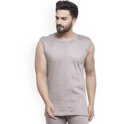 UZARUS Round Neck Sleeveless Cotton Thermal Top-picture-10