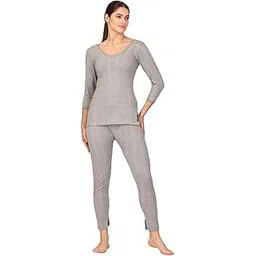 uzarus Snug Fit Thermal Set | Ladies 3/4 Thermal Top and Lower Set | Thermal Top and Lower Set-picture-22