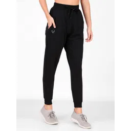 uzarus Women Solid Black Track Pants-picture-25