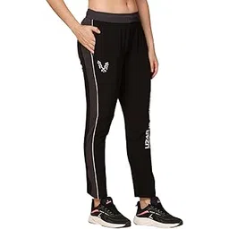 UZARUS Women's 3 Zipper Pockets Sports Gym Running Track Pants || Womens Lower || Women Pyjama || Lounge Pants-picture-24
