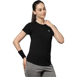 UZARUS Women's Regular Fit Gym T-Shirt– Soft, Breathable & Quick-Dry Activewear Ideal for Workout, Yoga, Running, Exercise, Everyday Comfort Lightweight Stretchable Sportswear Top-picture-35