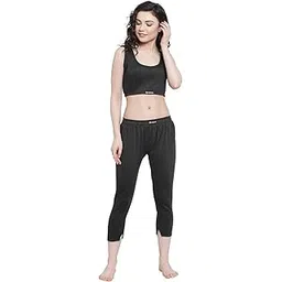 uzarus Women's Solid Inner Thermal Wear Set-picture-15