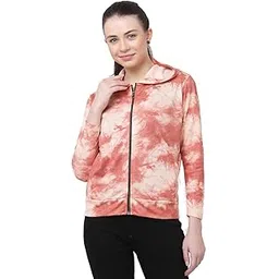 uzarus Women's Standard Length Polyester Hooded Sports Gym Training Jacket-picture-39