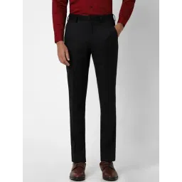 V Dot Black Skinny Fit Trousers-picture-27