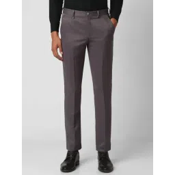 V Dot Cool Grey Skinny Fit Trousers-picture-10