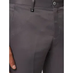 V Dot Cool Grey Skinny Fit Trousers image 4