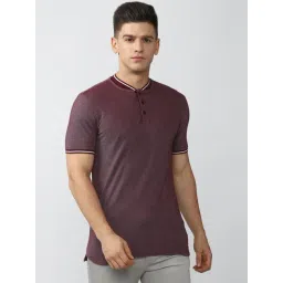 V Dot Purple Slim Fit T-Shirt-picture-14