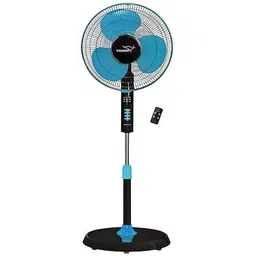 Esfera Remote with Timer, Oscillation Control and 3 Wind Modes (Blue Black) 400 3 Blade Pedestal Fan-image-11