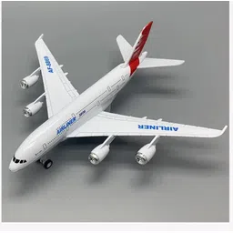 v-ic science Kids Plastic Toy Aeroplane Big Passenger Airplane Model For Pretend Play-picture-35