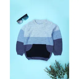 V-Mart Boys Colourblocked Pullover-picture-35