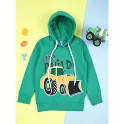 V-Mart Boys Graphic Printed Hood Fleece Pullover Sweatshirt-picture-18
