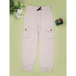 V-Mart Boys Jogger Fit Cotton Cargos image 1