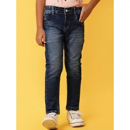 V-Mart Boys Mid-Rise Clean Look Heavy Fade Stretchable Jeans-picture-13