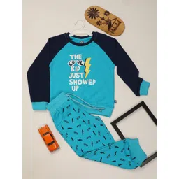 V-Mart Boys Printed T-Shirt With Joggers-picture-39