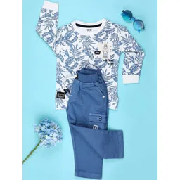 V-Mart Boys Printed T-shirt with Trousers-picture-47