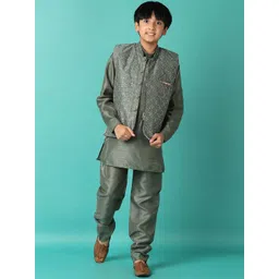 V-Mart Boys Regular Pure Cotton Kurta with Pyjamas-picture-13