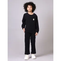 V-Mart Boys Round Neck Pure Cotton Casual Sweatshirt & Trousers-picture-49