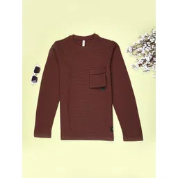 V-Mart Boys Solid Structured Round Neck T-Shirt-picture-12