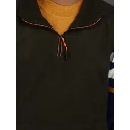 V-Mart Boys Spread Collar Cotton Fleece Pullover image 2