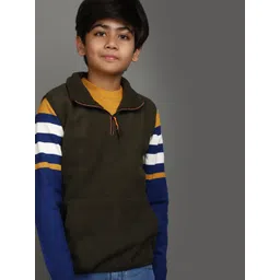 V-Mart Boys Spread Collar Cotton Fleece Pullover image 4