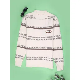 V-Mart Boys Striped Printed Pullover-picture-17