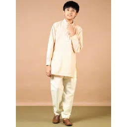 V-Mart Boys Striped Regular Kurta with Pyjamas-picture-12