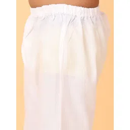 V-Mart Boys Striped Regular Pure Cotton Kurta with Pyjamas image 3