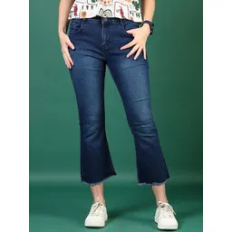 V-Mart Cotton Dobby Denim High-Rise Jeans-picture-10