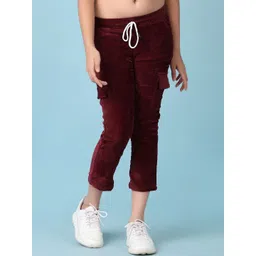 V-Mart Girls Cotton Regular Fit Trousers-picture-40
