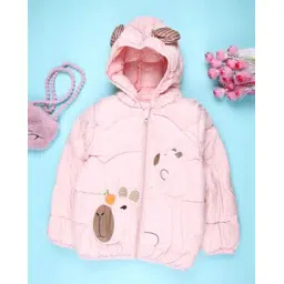 v-mart Girls Hooded Jacket with Zip-Front-picture-10