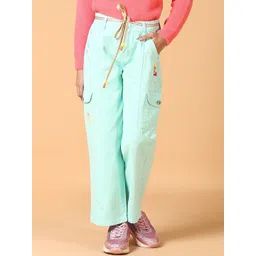 V-Mart Girls Light Fade Stretchable Mid-Rise Jeans-picture-30