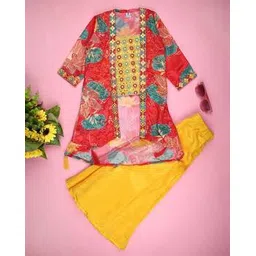 v-mart Girls Print Pants with Top-picture-11