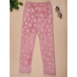 V-Mart Girls Printed Cotton Mid Rise Ankle-Length Leggings-picture-24