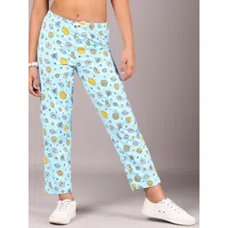 V-Mart Girls Printed Cotton Mid Rise Trousers-picture-27