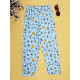 V-Mart Girls Printed Mid-rise Lounge Pants-picture-18
